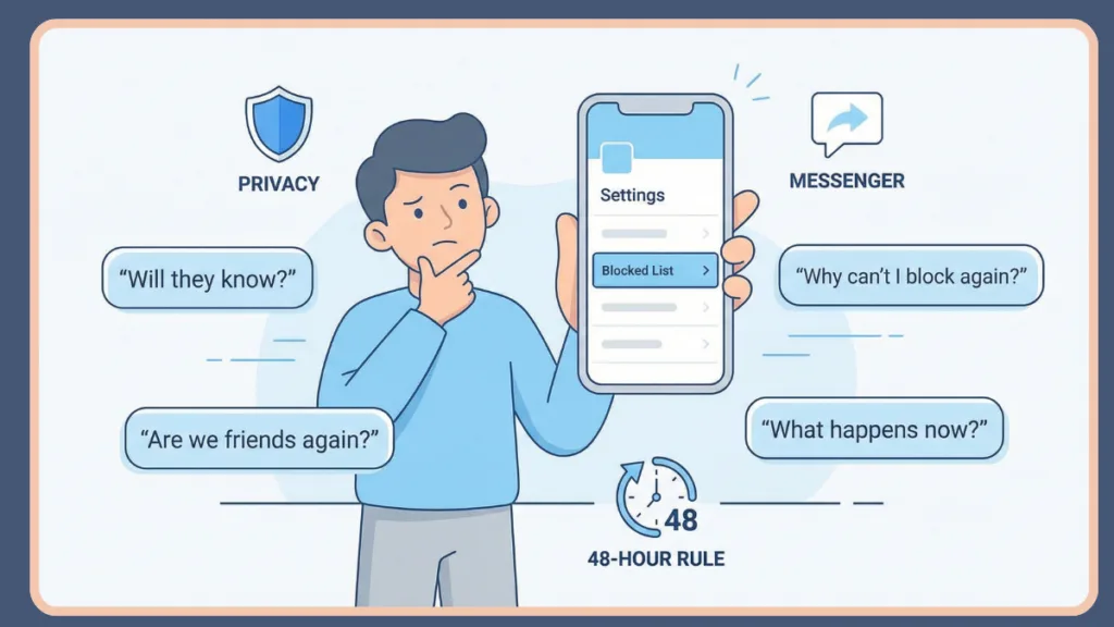 What Happens After You Unblock Someone on FB