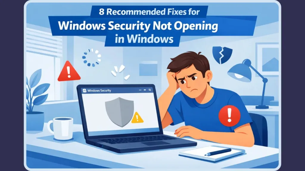 Windows Wecurity Not Opening Fix