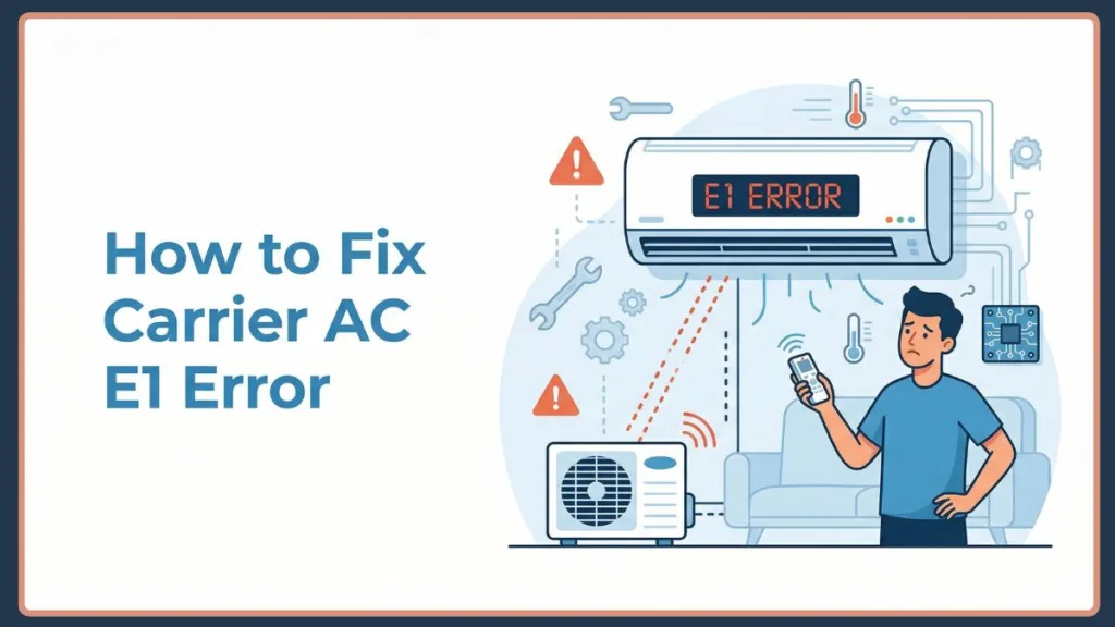 Carrier Air Conditioner Error Code E1