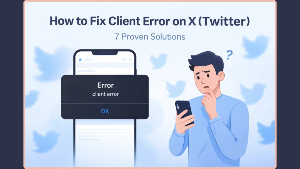 Client Error on X