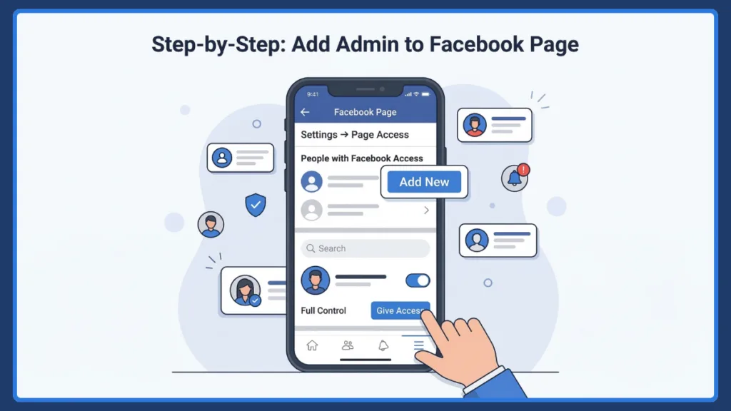 Easily Make Someone Admin on FB Page
