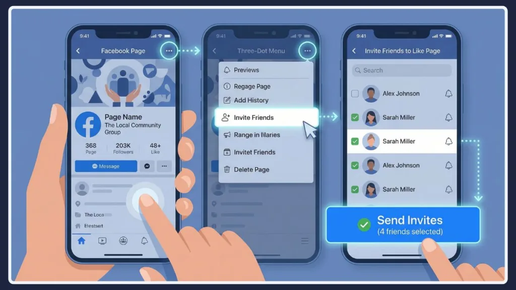Easy Steps to Send Facebook Page Invites