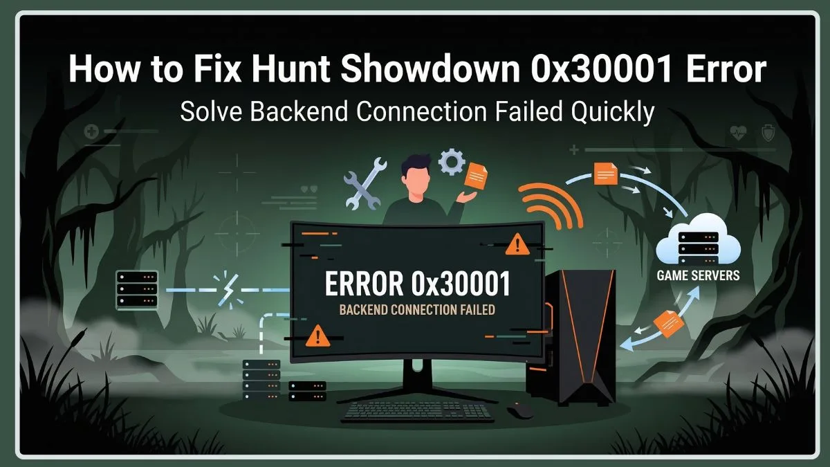 How to Fix Hunt Showdown 0x30001 Error: Solve Backend Connection Failed ...