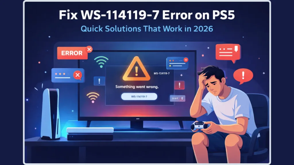 Fix Something Went Wrong WS-114119-7 on PS5