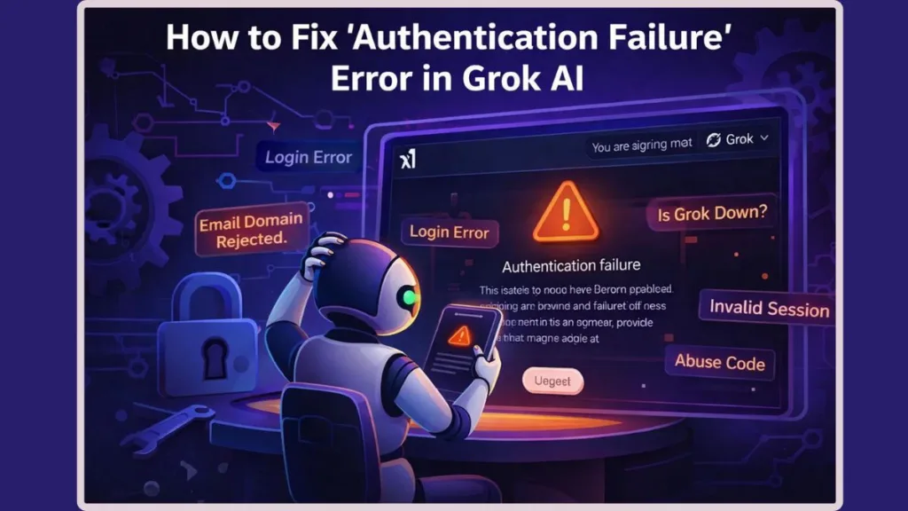 Grok Authentication Failure