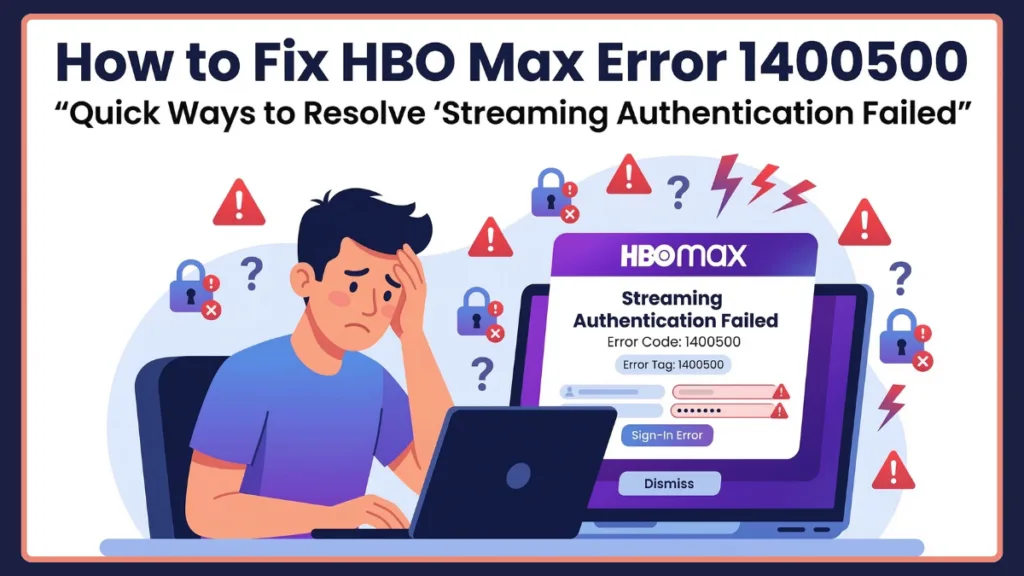 HBO Max Error Code 1400500