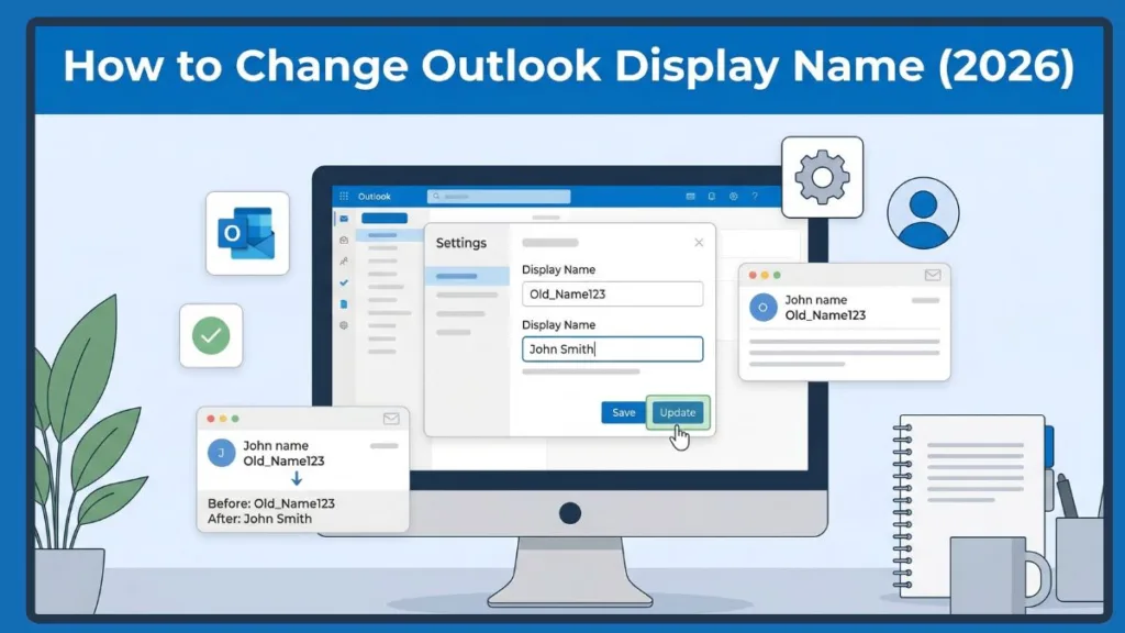How To Change Name On Outlook 2026