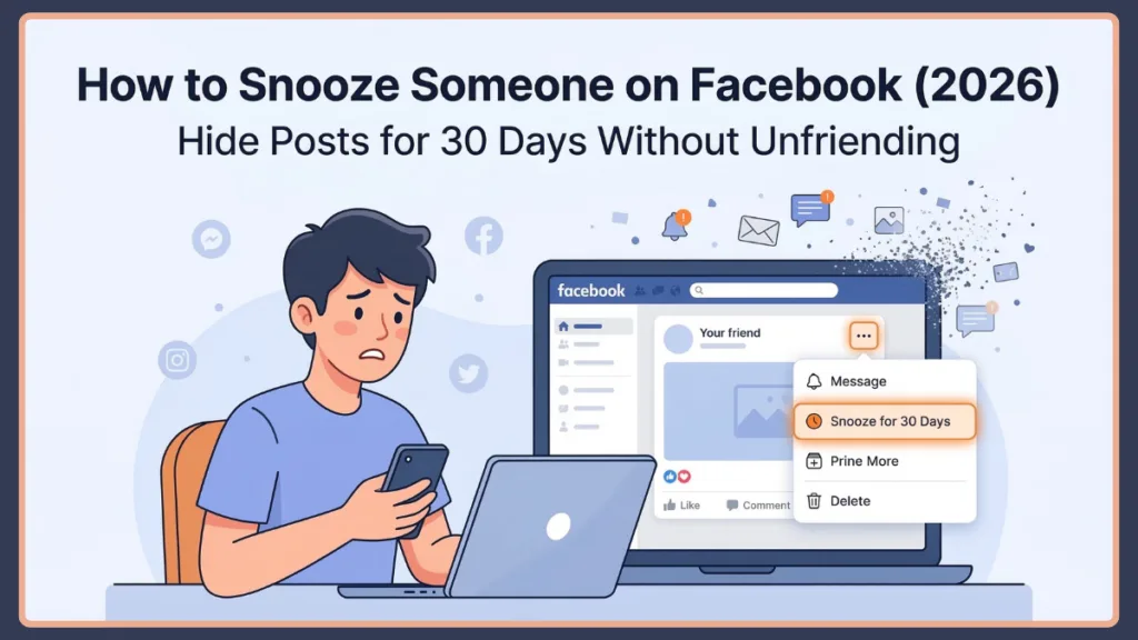 How To Snooze Someone On Facebook
