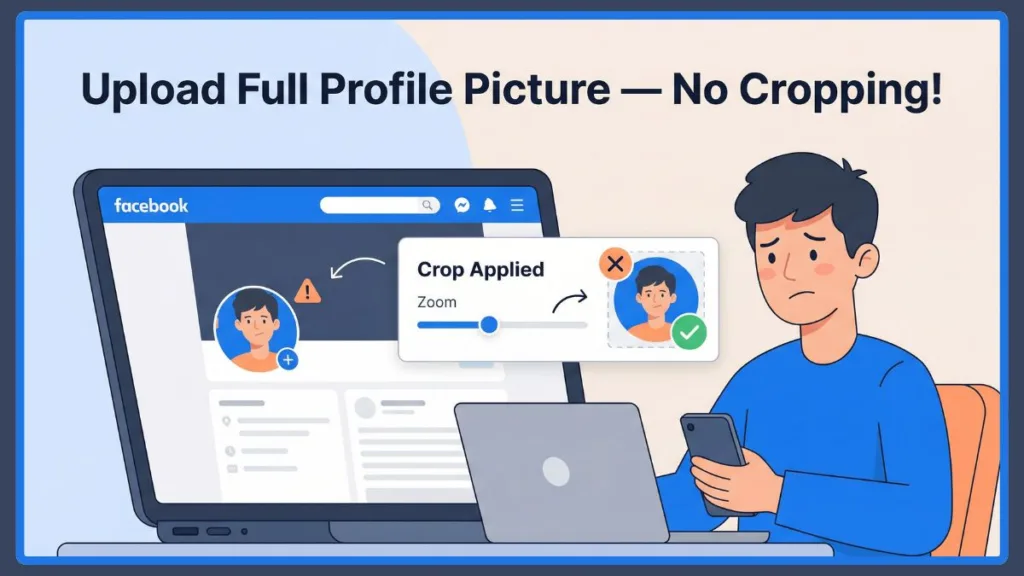How To Upload Full Profile Picture On Facebook