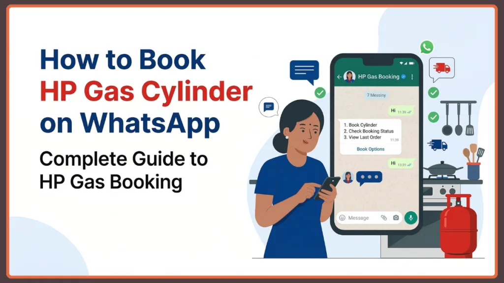How to Book HP Gas Cylinder on WhatsApp