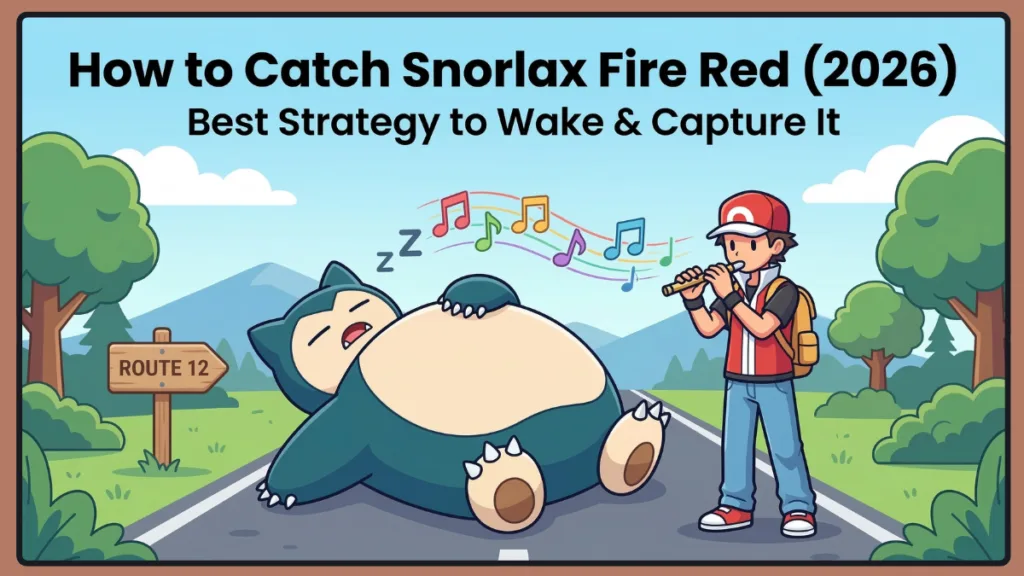 How to Catch Snorlax Fire Red