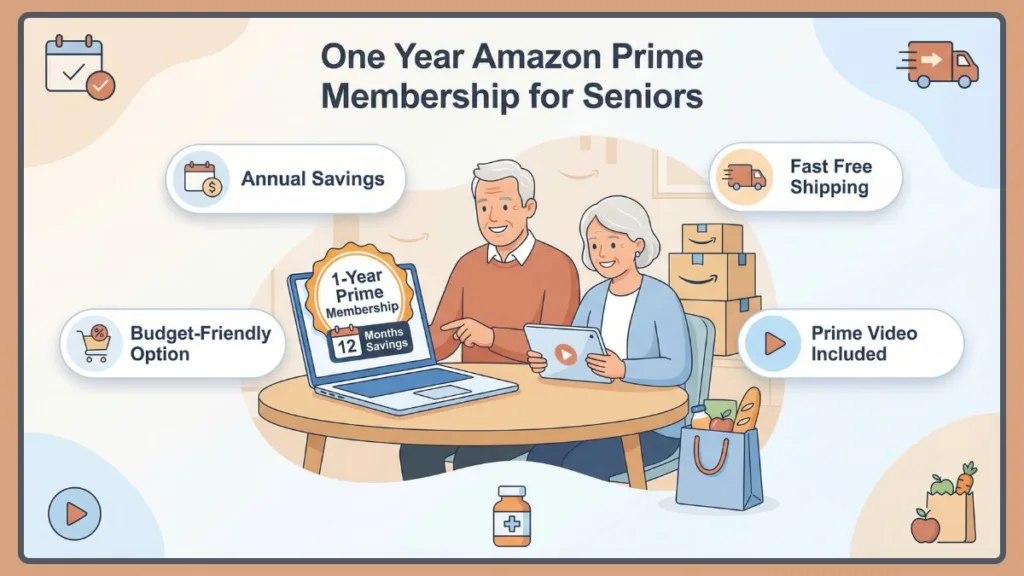 One Year Amazon Prime Membership For Seniors