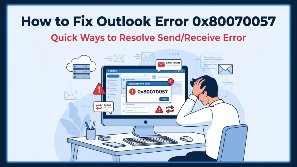 Outlook Error 0x80070057