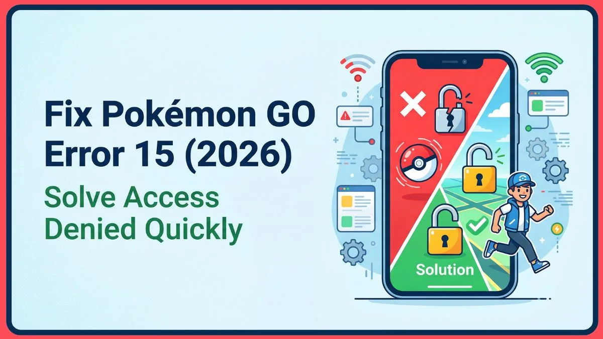 Fix Pokémon GO Error 15 (2026): Solve Access Denied Quickly - Izoate