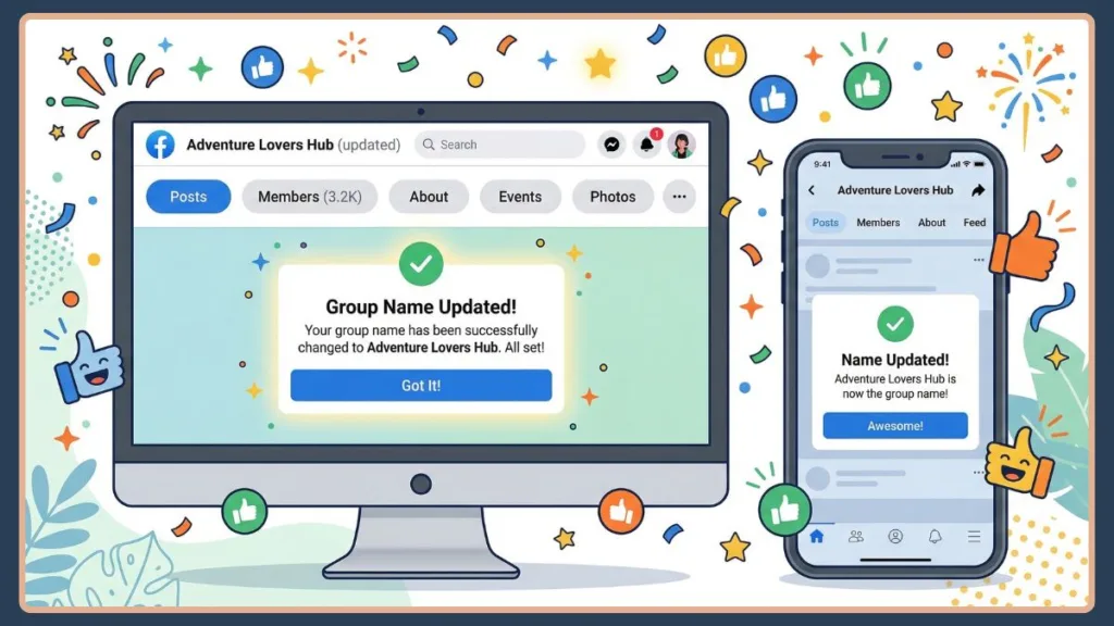 Rename Facebook Group Step By Step