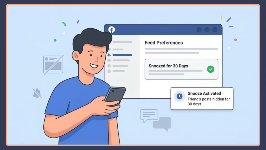 Snoozed Friend For 30 Days