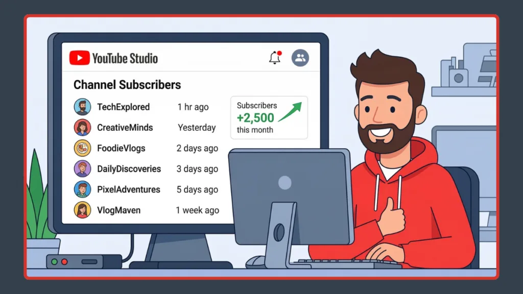 View YouTube Subscribers List Easily