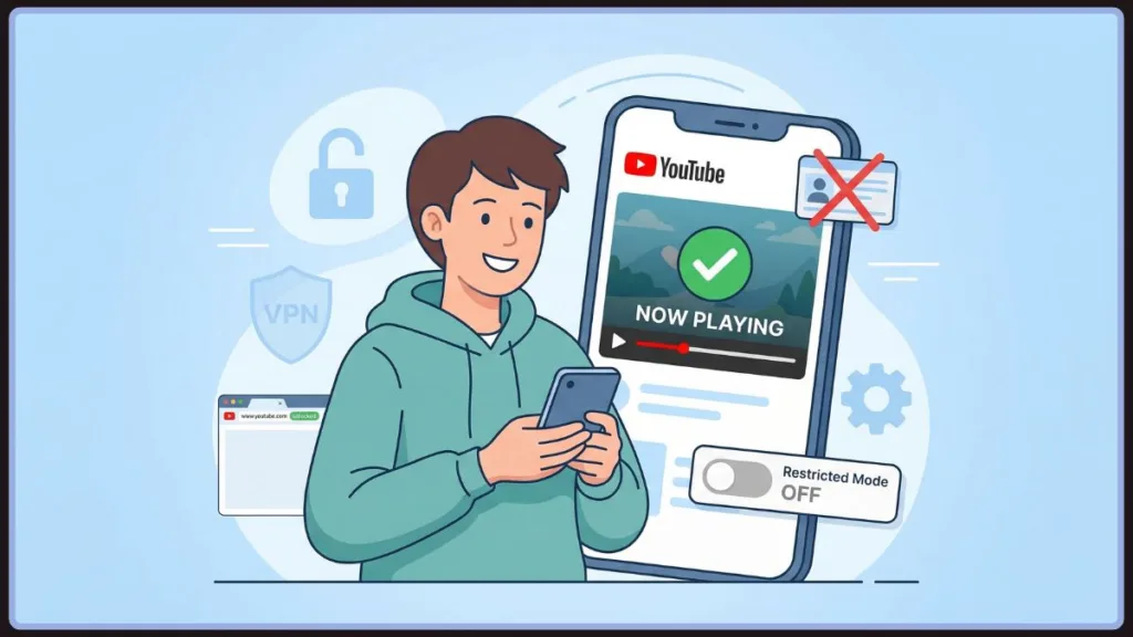 Watch Age Restricted YouTube No Sign In