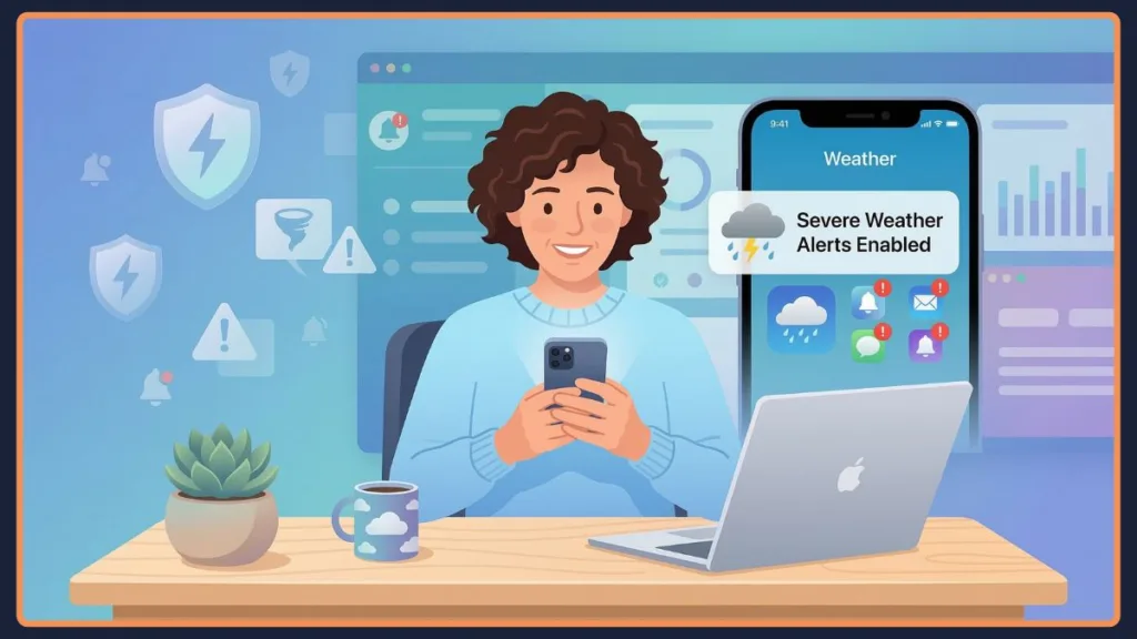 Weather Alert Setup Success