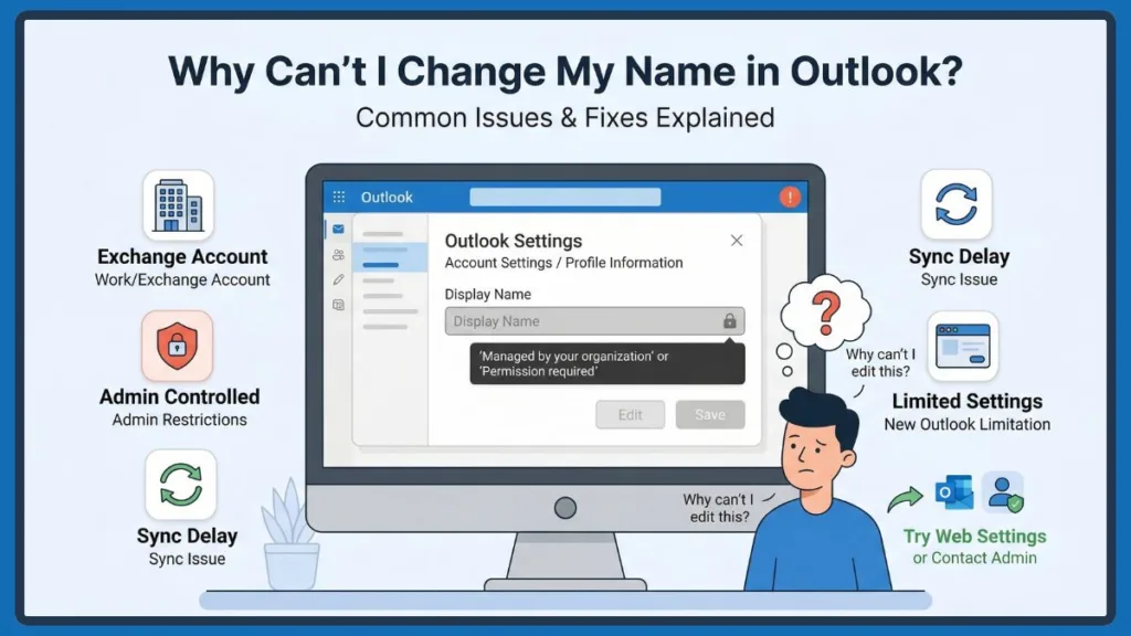 Why Can’t You Change You Name In Outlook
