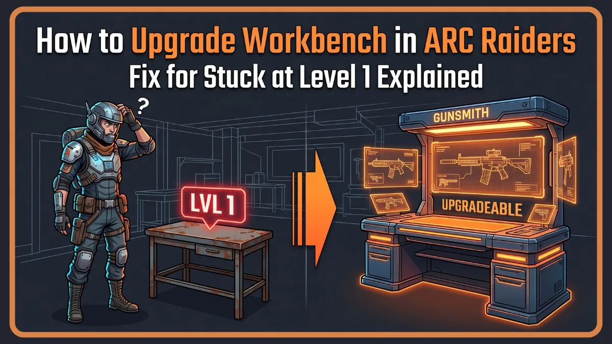 How to Upgrade Workbench in ARC Raiders: Fix For Stuck at Level 1 ...