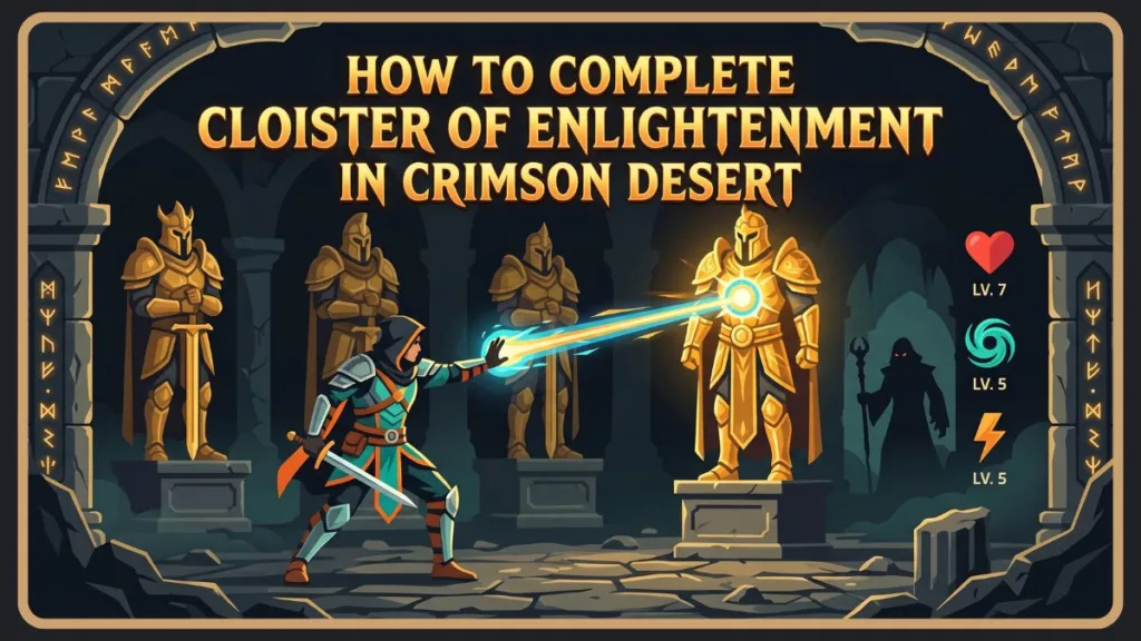 Crimson Desert Cloister Of Enlightenment Walkthrough