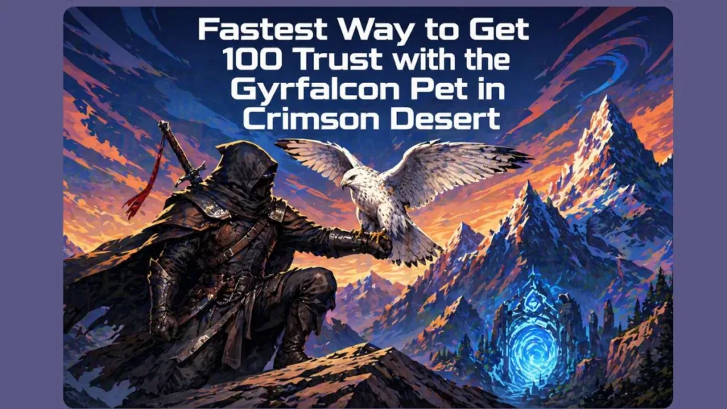 Crimson Desert Gyrfalcon Pet