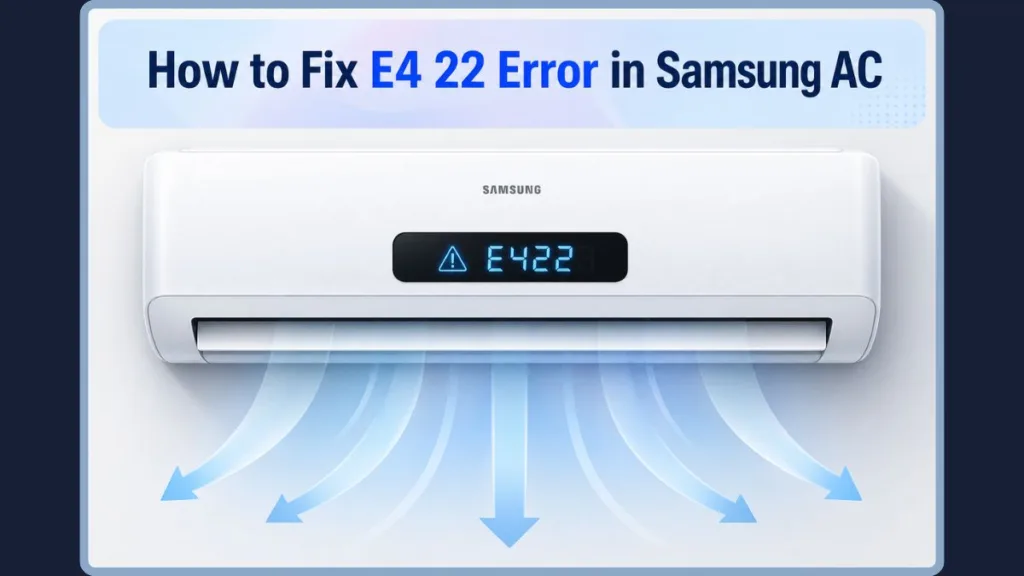 E422 Error Samsung Air Conditioner
