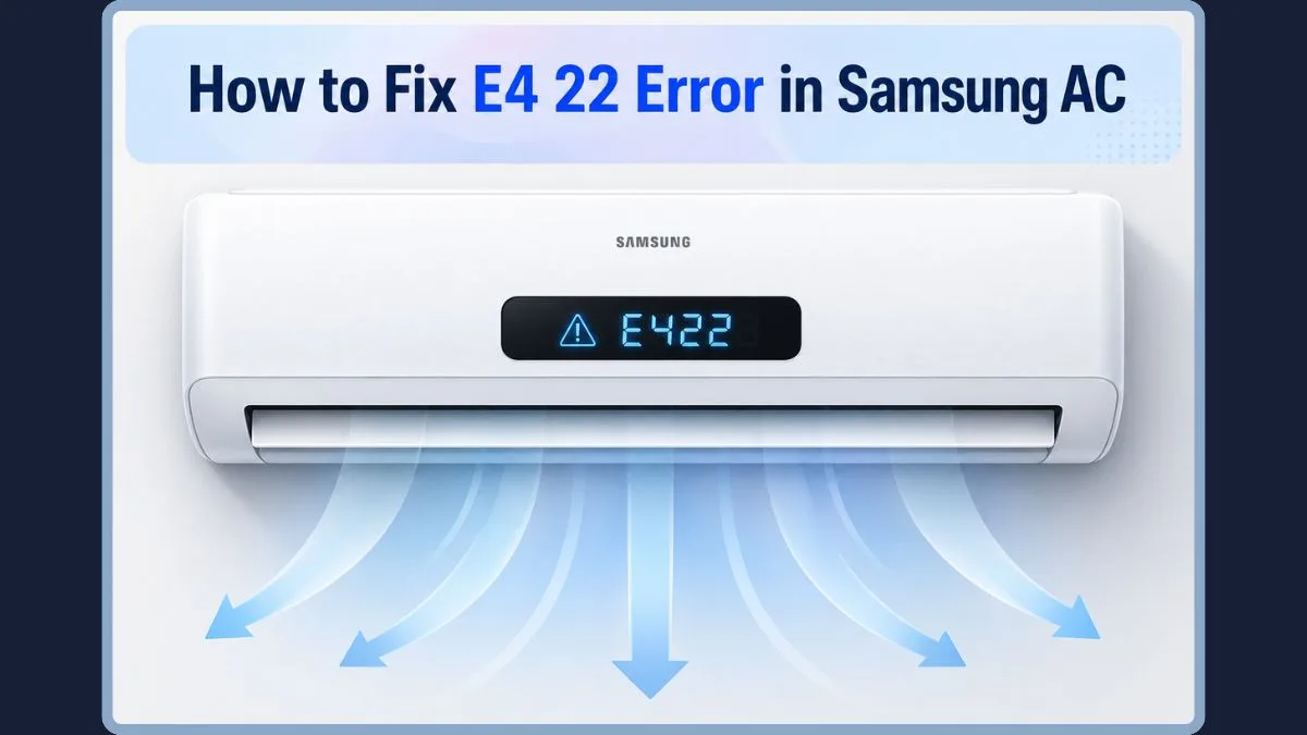 How to Fix E4 22 Error in Samsung AC: Troubleshooting and Solutions ...