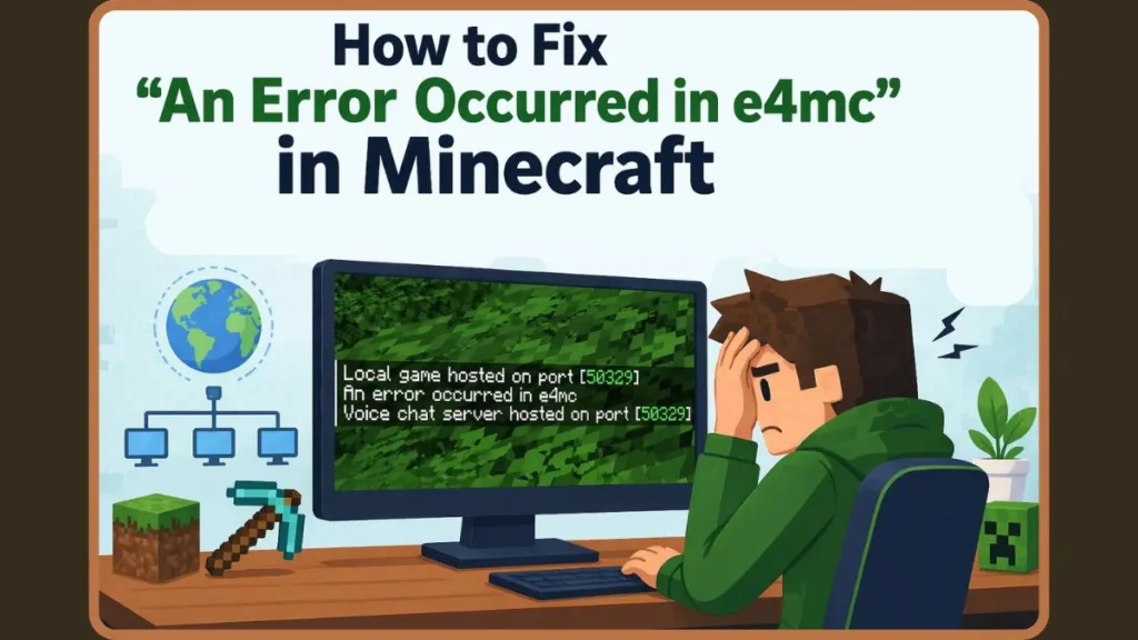 E4MC minecraft Error
