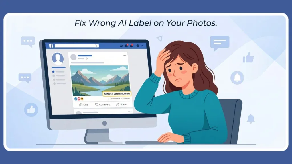 FB Added AI Label Automatically How To Fix