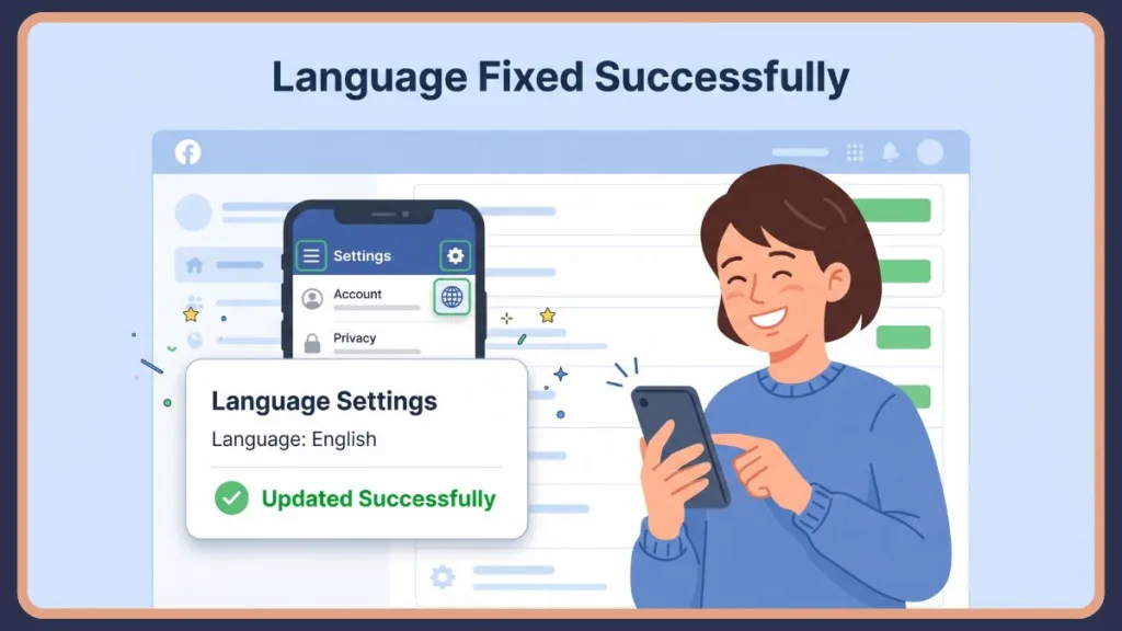 FB Language Changed Automatically