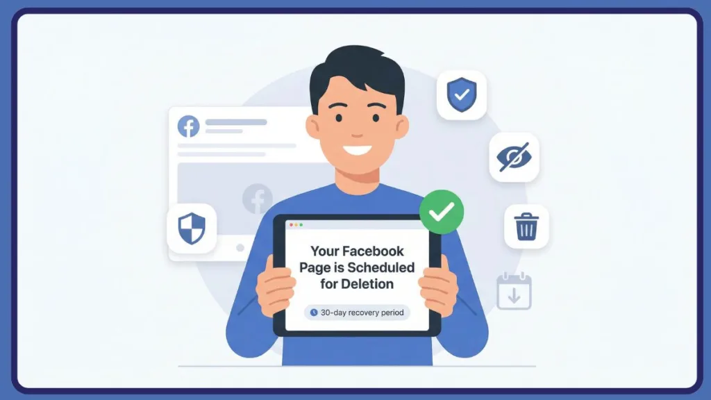 FB Page Deletion Success