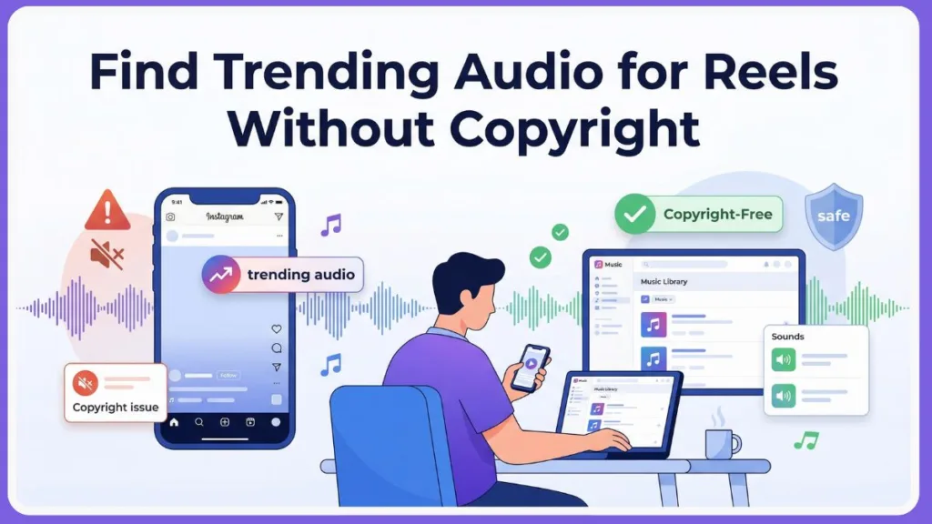 Find Trending Audio for Reels Without Copyright
