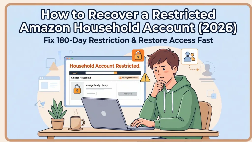 How To Recover Restricted Amazon Household Account