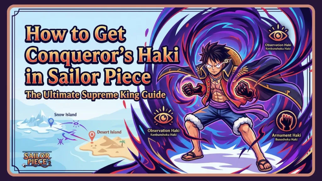 How To Unlock Conqueror Haki Sailor Piece