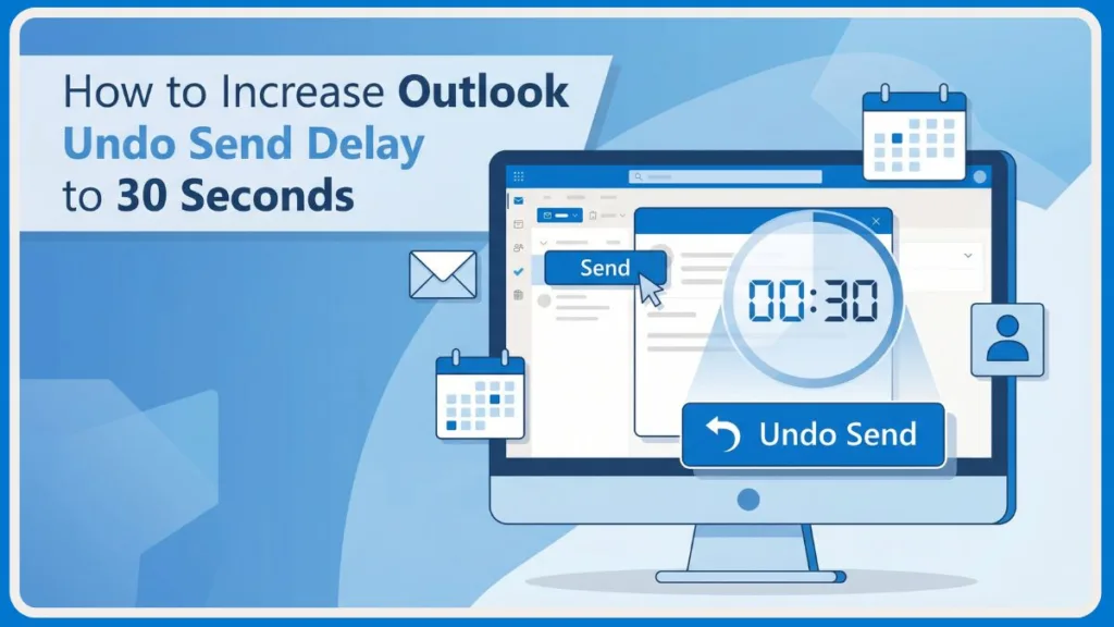 Increase Outlook Undo Dend Delay