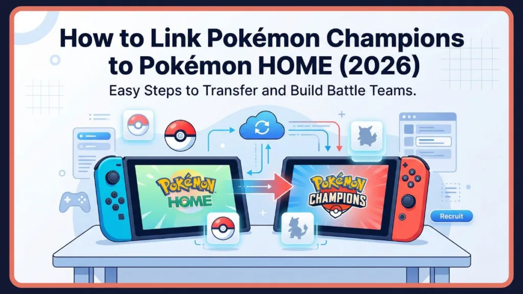 Link Pokémon Champions To Home