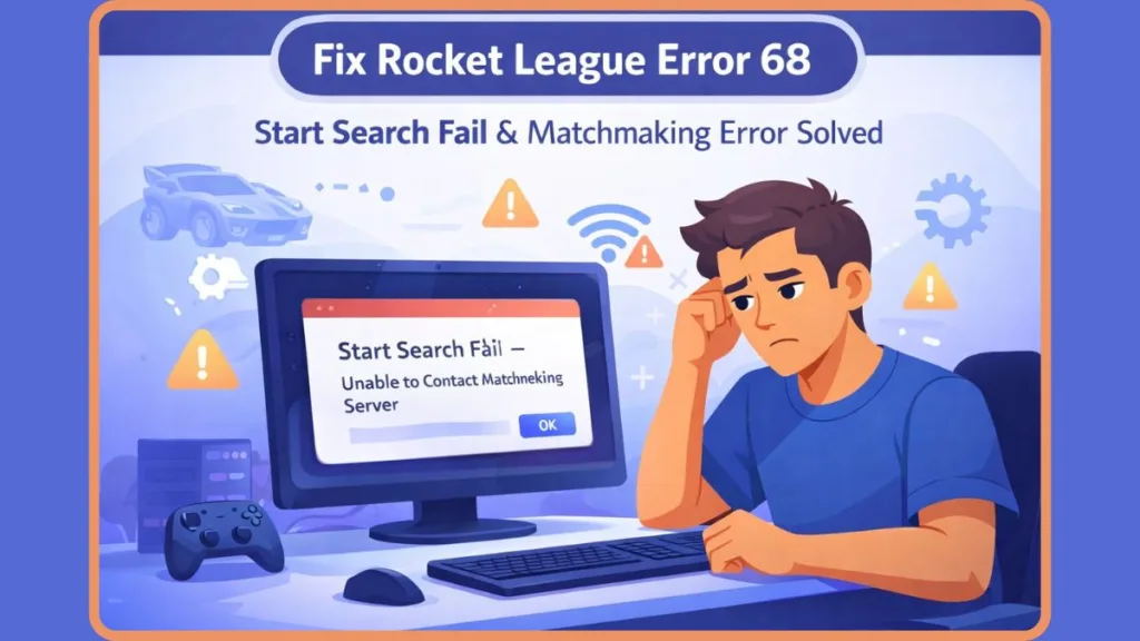 Rocket League Error 68 Fix