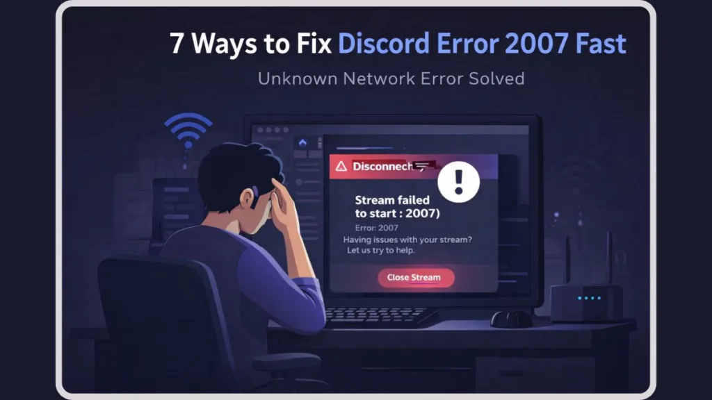 You've Been Disconnected Error 2007 Discord