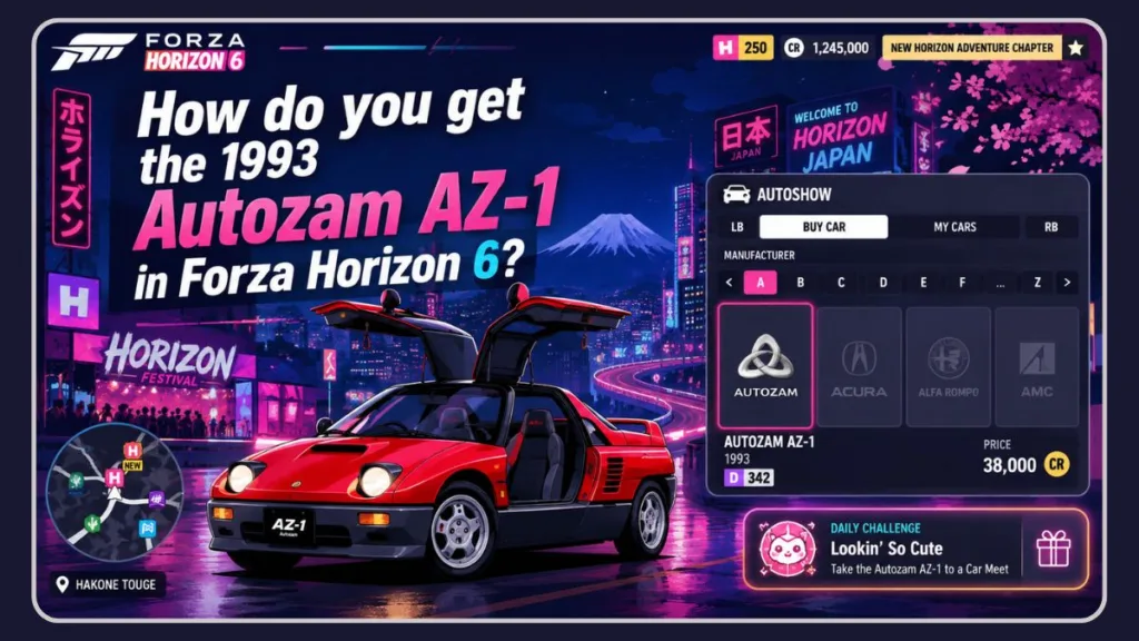 1993 Autozam AZ 1 Forza Horizon 6