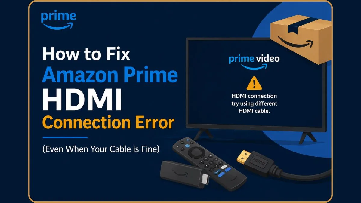 Amazon Connection Error How to Fix Amazon Prime HDMI Connection Error (Even When Your Cable is ...