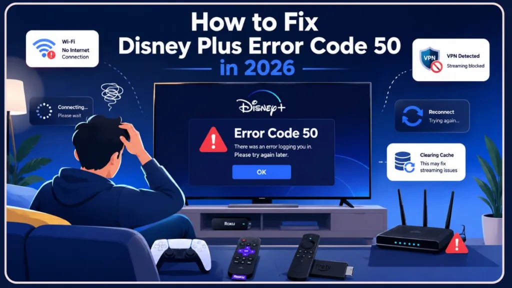 Disney Plus Error Code 50