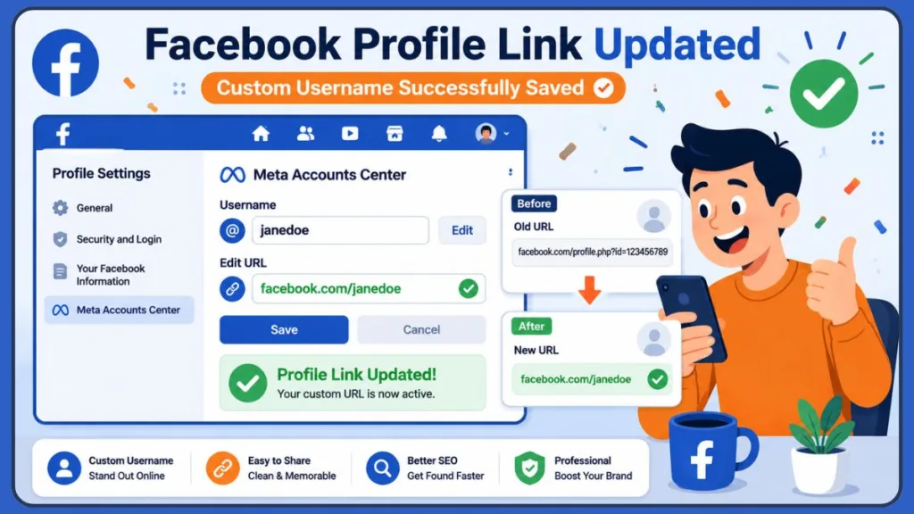 Easily Customize Your Facebook Profile URL