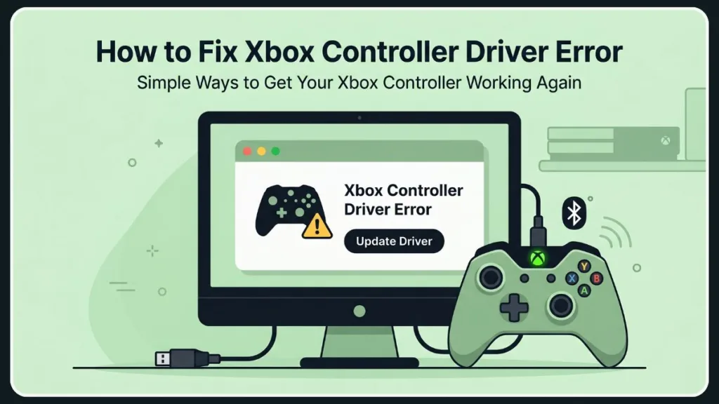 Fix Xbox Controller Driver Error on Windows