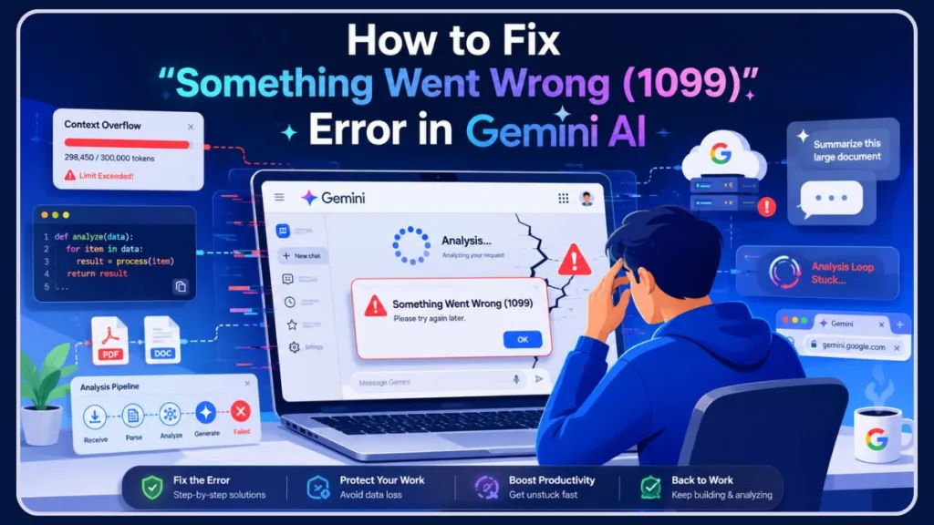Google Gemini Error 1099