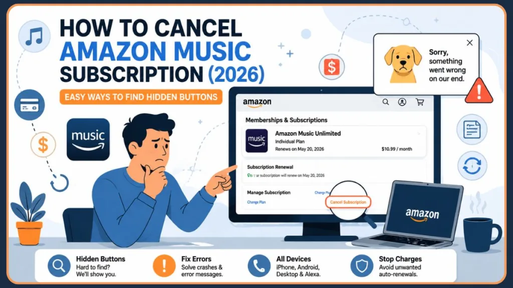How To Cancel Amazon Music Subscription