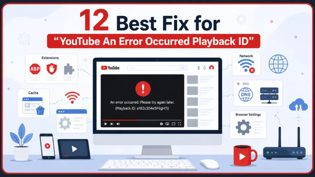 How To Fix YouTube An Error Occurred Playback ID Error In 2026 Izoate How To Fix YouTube An Error Occurred Playback ID Error In 2026 Izoate