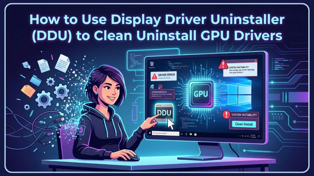 How To Use Display Driver Uninstaller