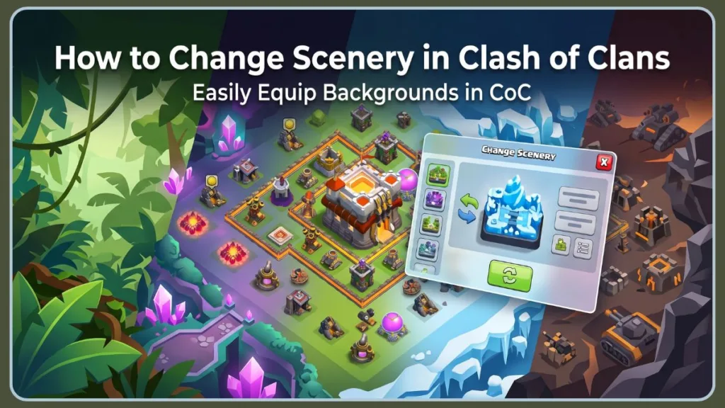 How to Change Scenery in COC